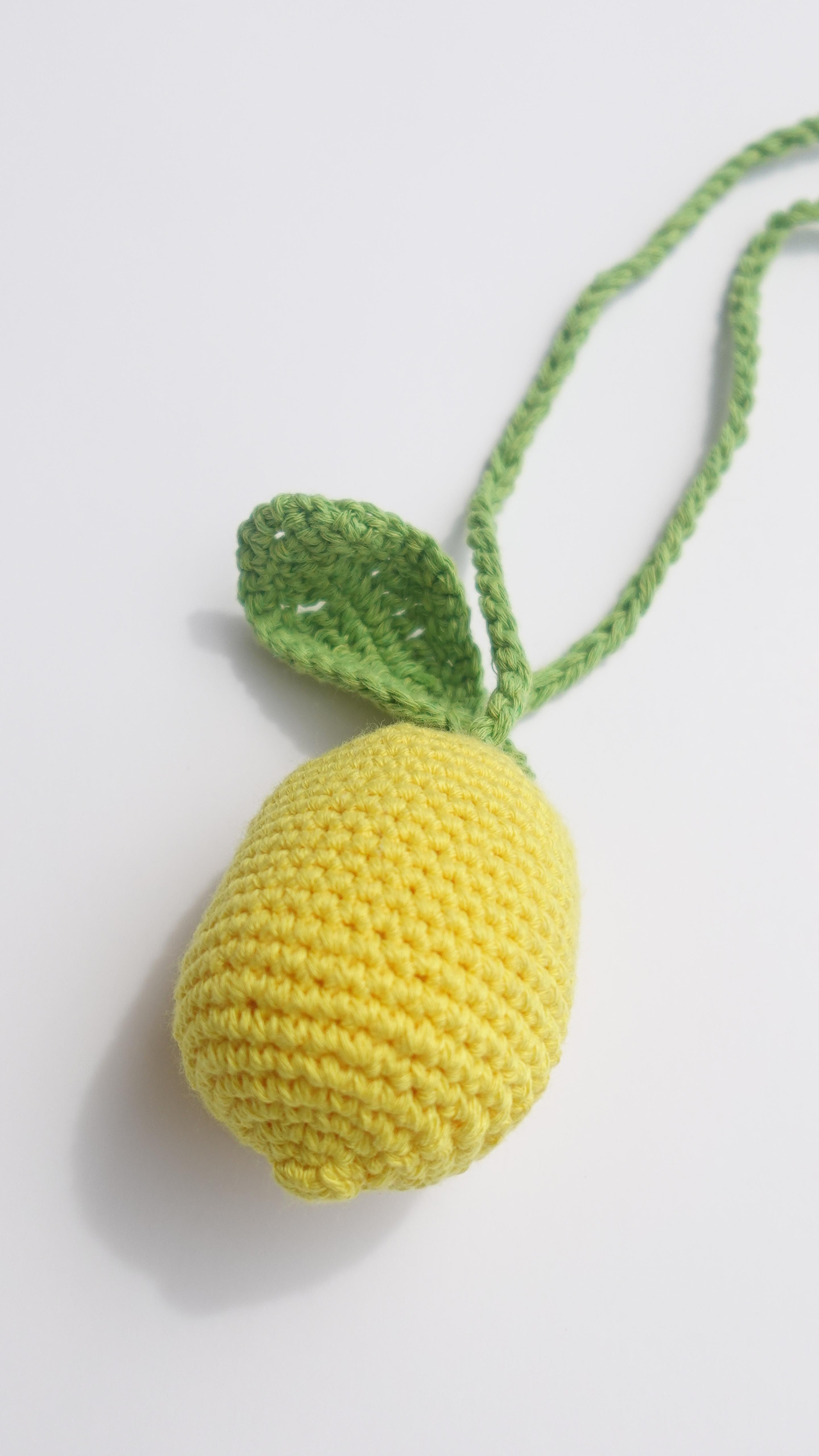 Crochet Charm Lemon