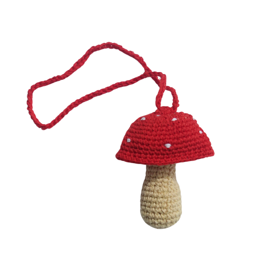 Crochet Charm Mushroom